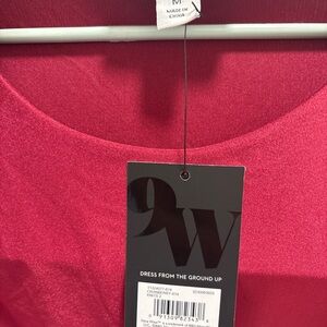 Nine West Deep Red Sleeveless Dress